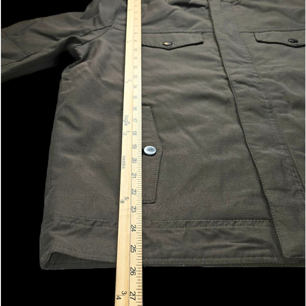 Kenneth Cole Utility Field Jacket Mens Medium Brown NWT Military Style - Picture 4 of 12